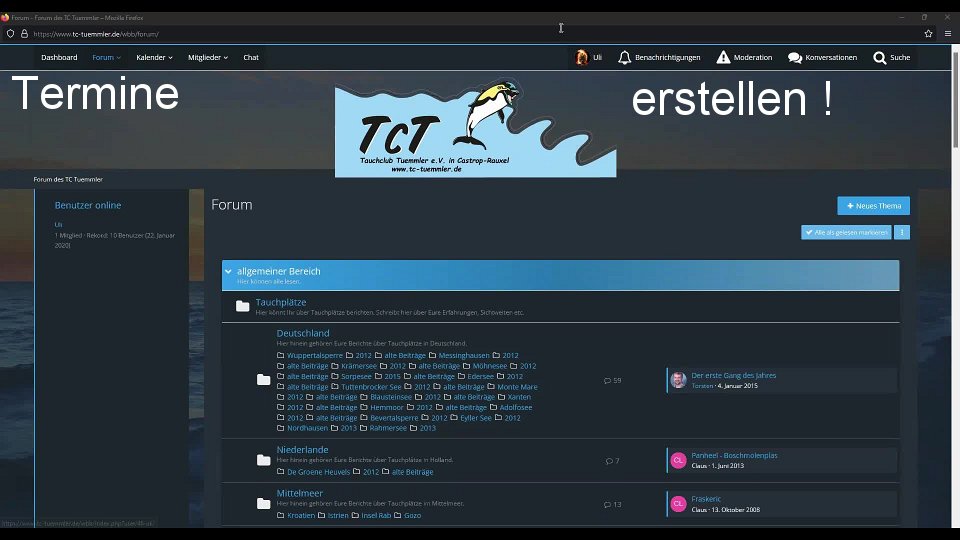 Termin erstellen